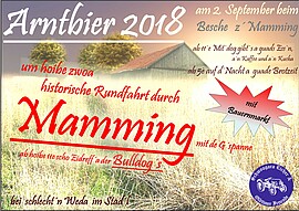 Banner Arntbier mit Oldtimerrundfahrt