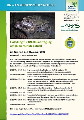 Banner Online-Tagung Amphibienschutz