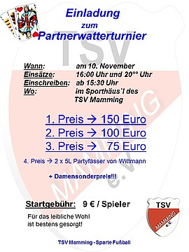 Banner Partner-Watterturnier