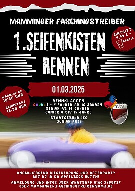 Banner Seifenkistenrennen