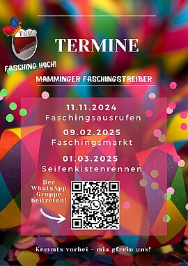 Banner Faschingsmarkt